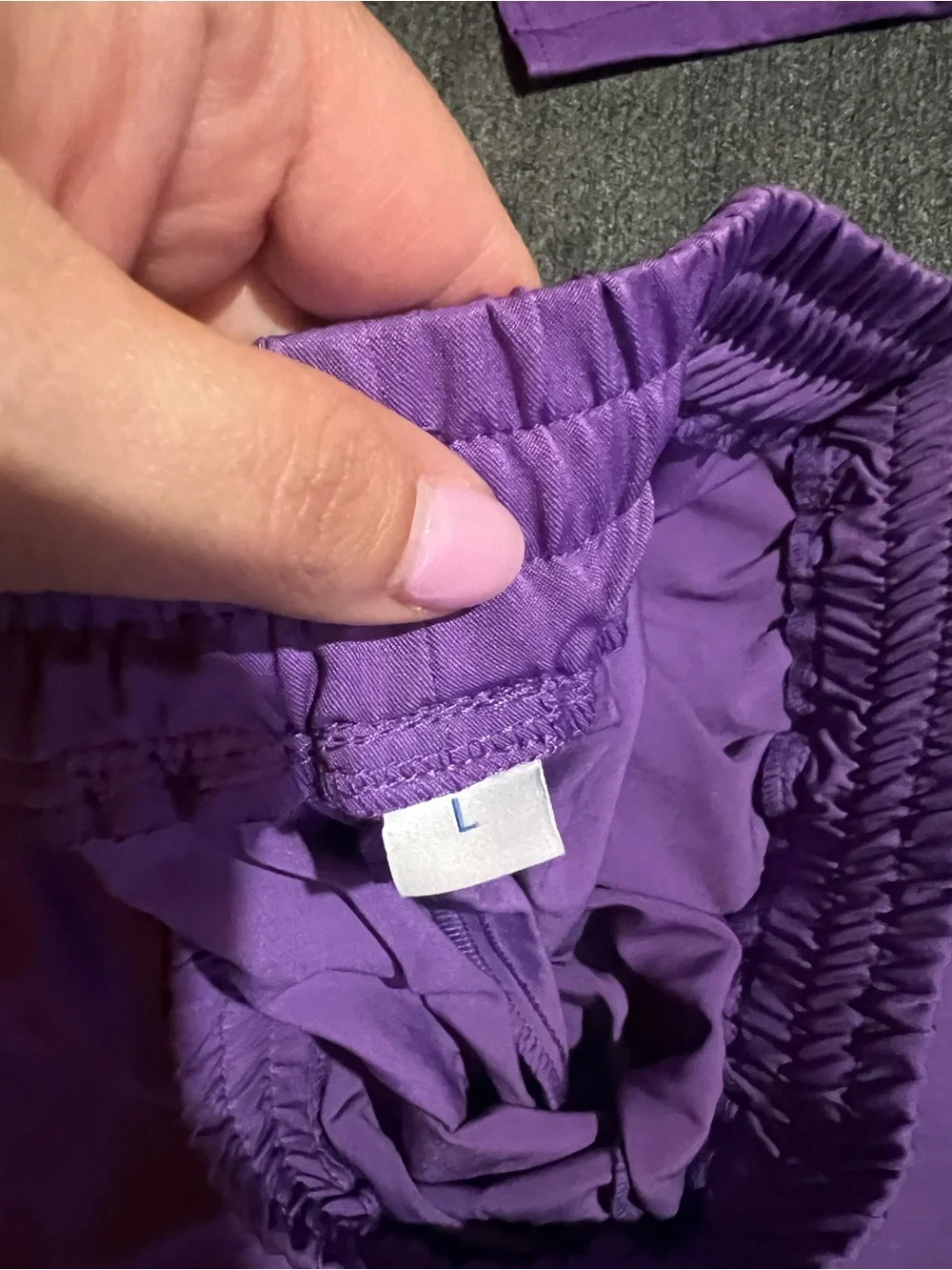 Purple Women's Two-Piece Scrub Pant Set